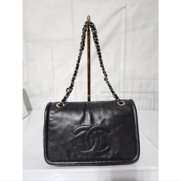CHANEL Caviar Large Timeless CC Flap Shoulder Bag Black - Picture 1 of 16